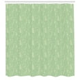 thumbnail image 3 of Ambesonne Garden Art Shower Curtain, Exotic Desert Succulents, 69"Wx84"L, Pale Green Coconut, 3 of 3