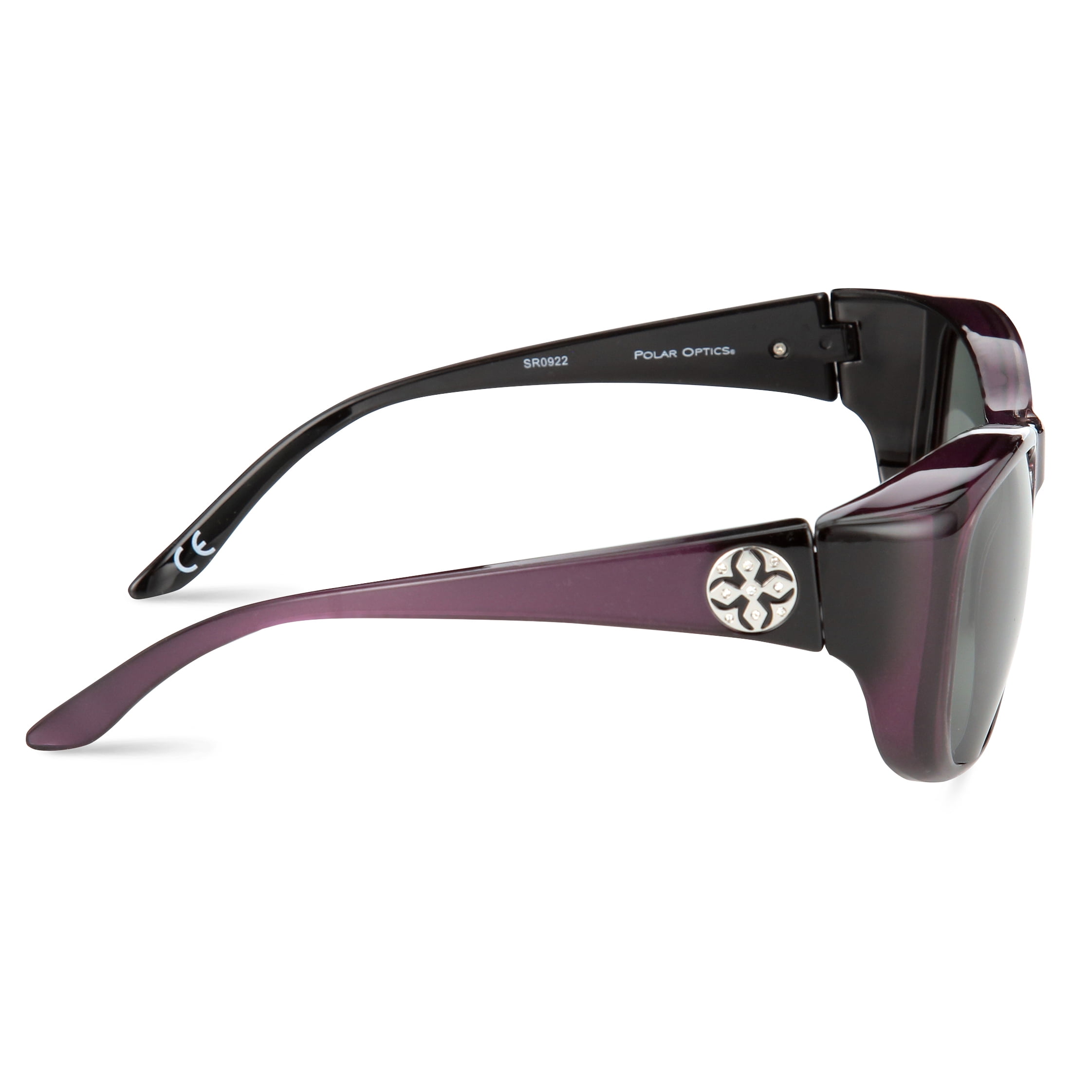 Polar Optics Women's Victoria FO-031 Fits Over Sunglasses Purple