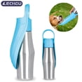 thumbnail image 2 of Large Dog Water Bottle Stainless Steel Outdoor Portable Dog Water Bowl Puppy Travel Water Basin Pet Supplies for All Dogs Breeds ShopWise Round, 2 of 11