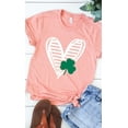 thumbnail image 4 of St Pattys Heart Graphic Tee T-Shirt, 4 of 4