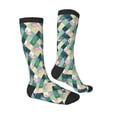 thumbnail image 3 of Fotbe Flamingo print Women's Men's Novelty Crew Socks Cotton Socks Knee High Socks for Walking,Running,Nurses,Pregnancy, 3 of 8