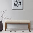 thumbnail image 2 of Lexicon Bonner Pine Wood Dining Room Bench in Brown Finish, 2 of 5