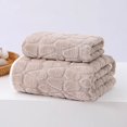 thumbnail image 7 of Oggfader Bath Towel Sets Sale Bath Towel And Towel 2 Pack Set Made Of Fleece Thickened Turtle Back Fleece Soft Drying And Absorbent, 7 of 7