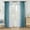 Teal, variant on Topfinel Grey Faux Linen Ombre Sheer Curtains,Semi Voile Gradient Rod Pocket Curtains for Bedroom and Living Room, Set of 2 Window Curtain Panels, 54 x 72 Inch Long