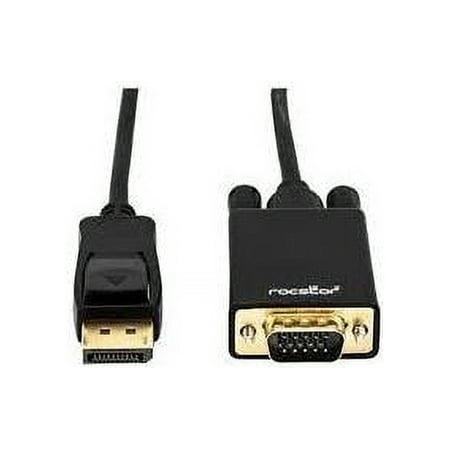 UPC: 0876910000962 | Rocstor Y10C155-B1 6Ft Displayport To Dvi-D Cable Supports 4Kx2K 30Hz M/M