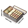 thumbnail image 2 of Rovga Storage Organizer Binsunderwear Storage Box Home Storage Box For Socks Underwear Storage Box Drawer Type Three In One Storage Box For Underwear And Underwear, 2 of 8