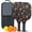 Pioneer Flower Floral, variant on Pickleball Paddles Set,Pioneer Flower Floral Print Pattern Fiberglass Surface Pickleball Racket Set with 2 Indoor Outdoor Pickleball Balls and Pickleball Bag,Pickle-ball Equipment
