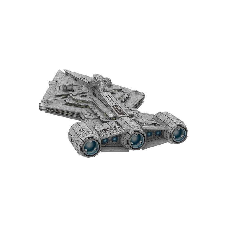 スターウォーズ 24K 4D Cityscape Star Wars 3D Paper Model Kits (Imperial Light Cruiser