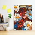 thumbnail image 2 of FORMRS Acrylic Clipboard with Low Profile Clip Standard A4 Letter Size, 12.5" x 9", Vibrant Floral, 2 of 8