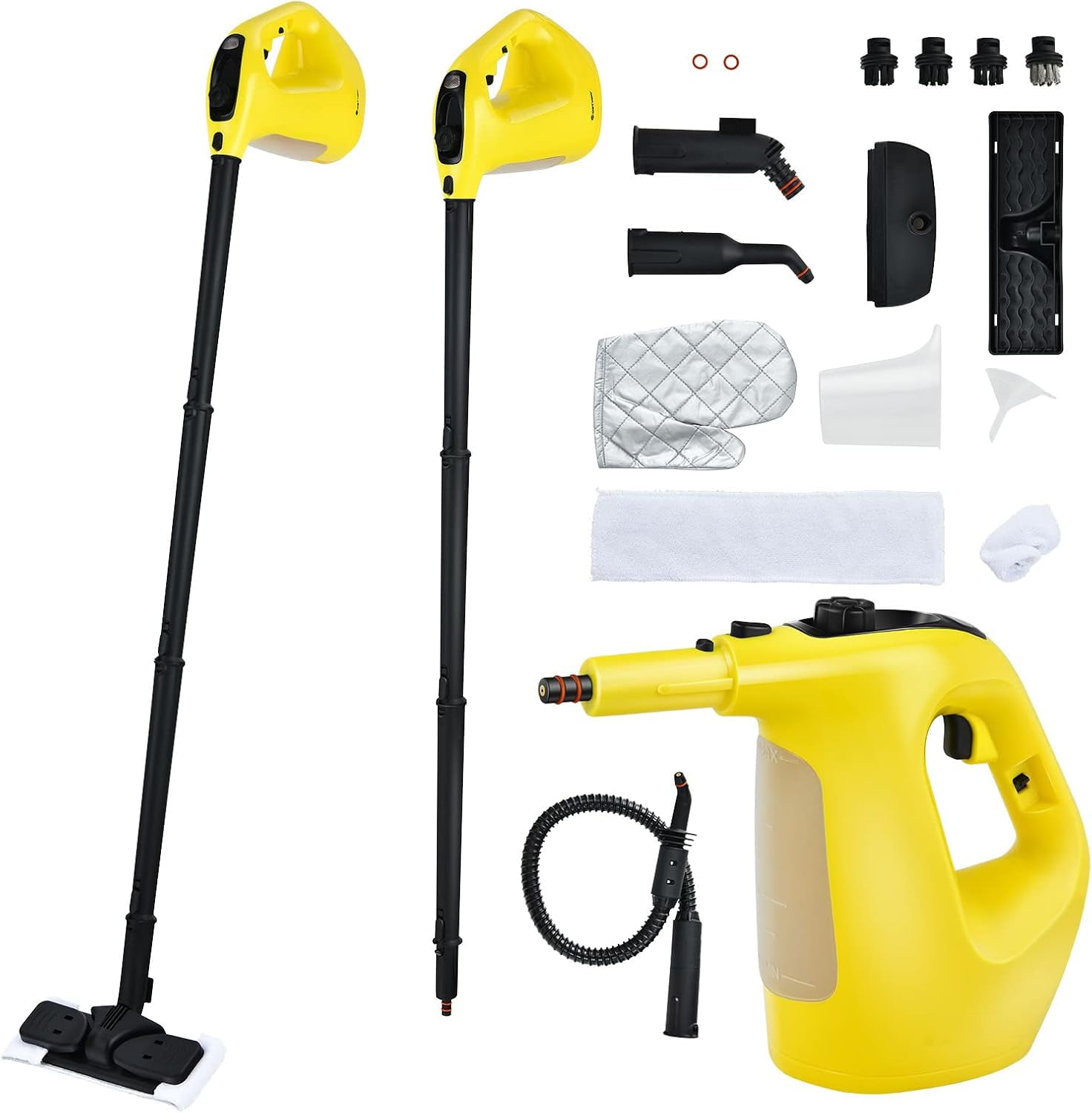 Pulitore A Vapore Portatile GRANT'S 1200W - Potente E Leggero, Perfetto Per Tappeti E Tessuti