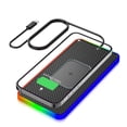 thumbnail image 3 of 1 Pcs 15W Fast Charging Car Wireless Charger With Anti-Slip Pad & LED Light Car Electronics Accessories, 3 of 8