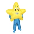 thumbnail image 3 of Disfraz inflable de estrella de Halloween para cumpleaños, espectáculos y presentaciones. Azul, 3 of 8