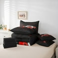thumbnail image 6 of jejeloiu Red Sports Car Twin Bedding Sets 7-Piece,Abstrct Geometric Geometric Bedding Comforter Set,Honeycomb Hexagon Sheet Sets For Teens,Ultra Soft Home Decor Reversible, 6 of 8