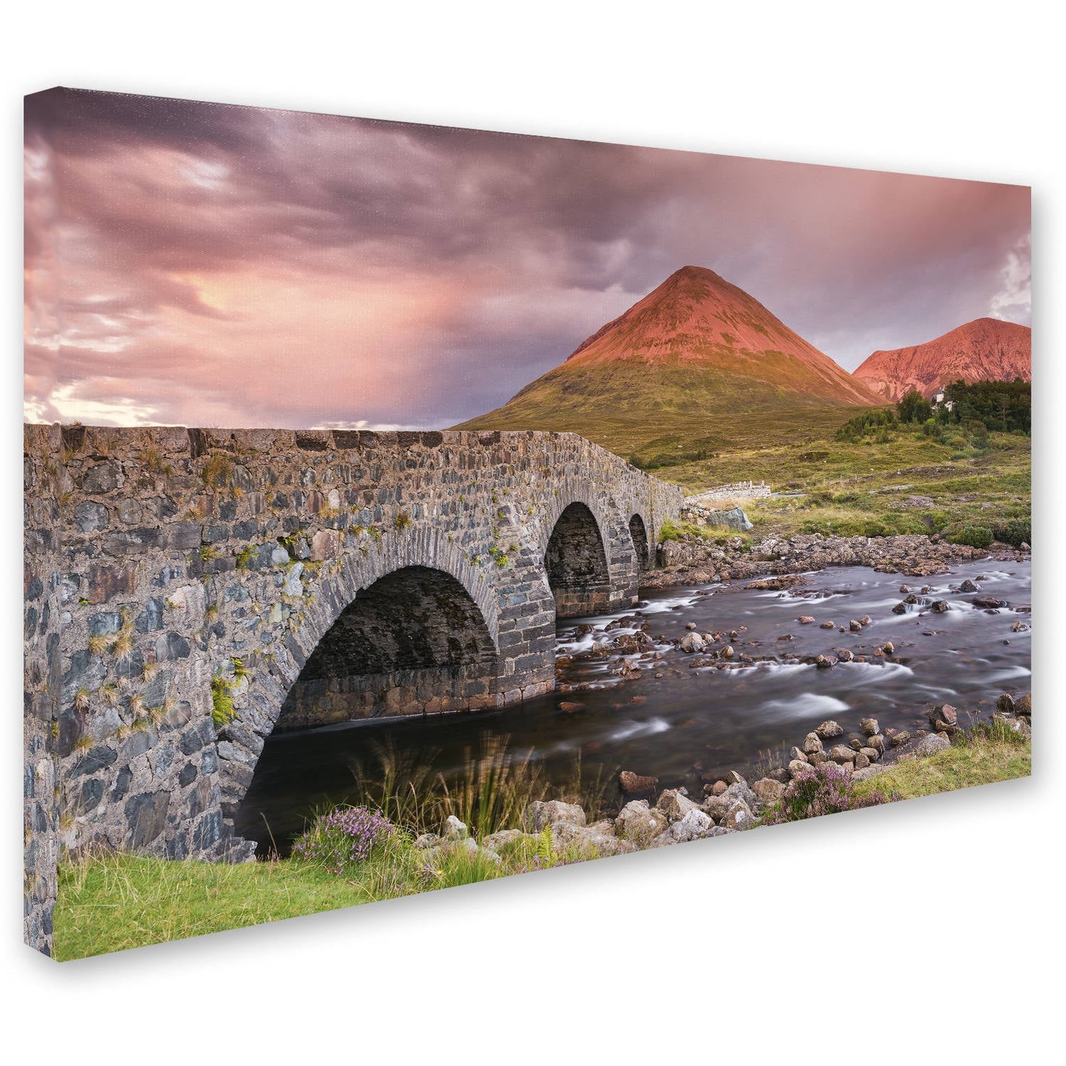 Trademark Fine Art "Scottish Bridge" Canvas Art by Michael Blanchette Photography