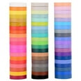 thumbnail image 3 of 120 Pcs Basic Solid Color Washi Tape Rainbow Masking Tape Decorative Adhesive Tape Sticker Scrapbook Diary, 3 of 8