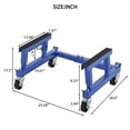 thumbnail image 6 of CQSXDA ATV Motorcycle Engine Cradle Dolly in Sturdy Design Provides Reliable Support for Maintenance Tasks, Blue, 6 of 15
