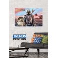 thumbnail image 2 of Star Wars: The Mandalorian - Mando And The Child With Ship Wall Poster, 22.375" x 34", 2 of 3