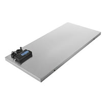 1100Lbs Digital Livestock Scale - Stainless Steel Pet Vet Scale for Dog, Sheep, Goat, Pig - Heavy Duty Electronic Platform Shipping Scale with 0.1kg Accuracy