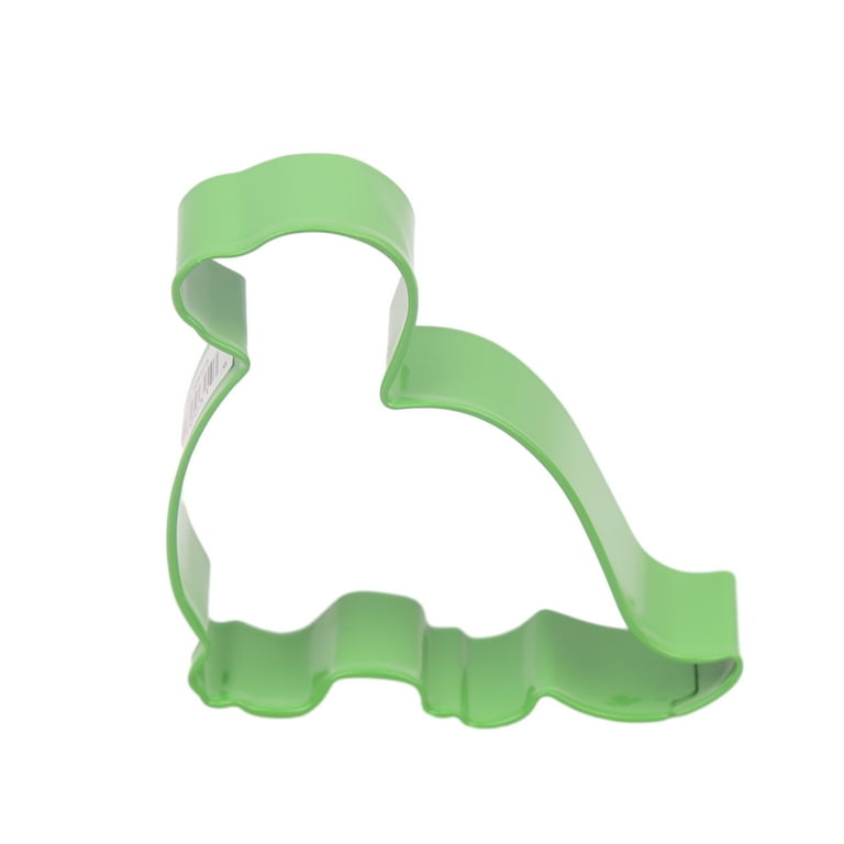 その他 Scott Putting Disc-Cookie Cutter Dinosaur Cookie Cutter, Green, Stainless Steel, Double Side