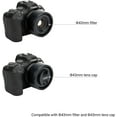 thumbnail image 3 of HAHDAXIA 50mm Dedicated Reversible Lens Hood Shade Fit for Canon RF 50mm f/1.8 STM Lens Replaces Canon ES-65B Hood on Canon EOS R6 R5 RP R Cameras, 3 of 7