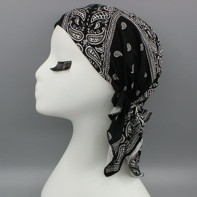 Chemo Bandanas pour Femmes, Bonnet Classique Turban pour Perte de Cheveux, Chapeau Rural pour Femme 234 15