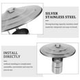 thumbnail image 3 of FESTFENDS chimney pipe cap Chimney Cap Silver Prevent Rain Entry for Home 1Set, 3 of 8