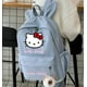 thumbnail image 4 of Sanrio Hello Kitty lindas Orejas de conejo niñas niño dibujos animados niños mochila ligera mujeres bolsas impermeables regalo estudiante mochila, 4 of 4