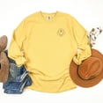 thumbnail image 5 of Embroidered Turkey Sparkles - Women's Garment Dyed Long Sleeve, 5 of 11