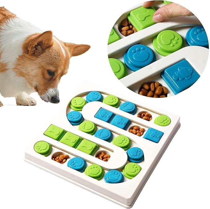 <25 Hole>Interactive pet puzzle toy (2-3 levels) dog slow feeder, dog puzzle feeder, rabbit toy, cat toy