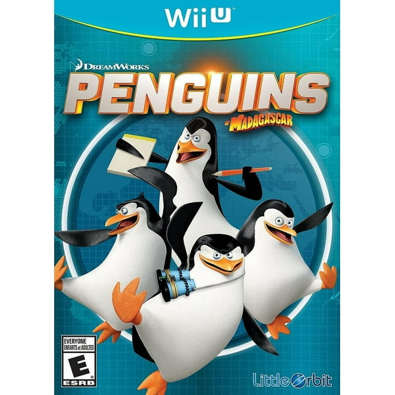 Restored Penguins of Madagascar (Nintendo Wii U, 2014) Video Game (Refurbished)