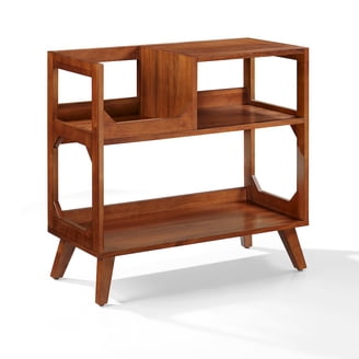 Crosley Furniture Enzo 6 Cube Record Storage Media Stand in Black