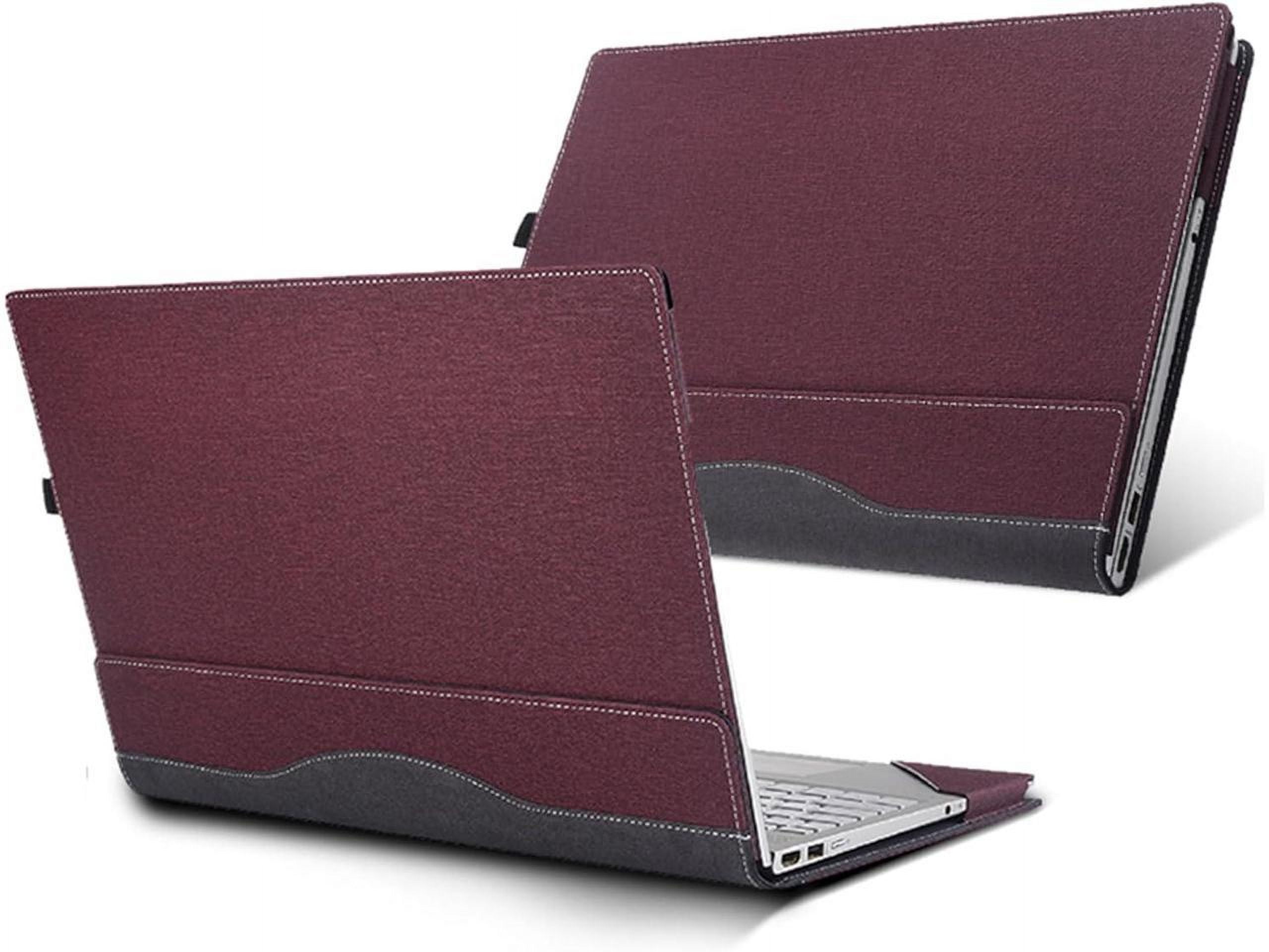 Laptop Cover Case for 16 inch Lenovo ThinkPad E16 Gen 2 2024 / Lenovo ThinkPad E16 Gen 1 2023, PU Leather Protective Shell Detachable Sleeve Accessory with Pencil Holder