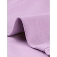 thumbnail image 5 of DARING DIVA Women's Notched Lapel Ruched Sleeve Crop Blazer XS Light Purple, 5 of 6