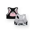 thumbnail image 4 of Athletic Works Girls Sports Bra, 2 Pack, Sizes XS-XXL, 4 of 4