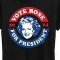 thumbnail image 3 of Golden Girls - President Rose - Women's Short Sleeve Graphic T-Shirt, 3 of 5