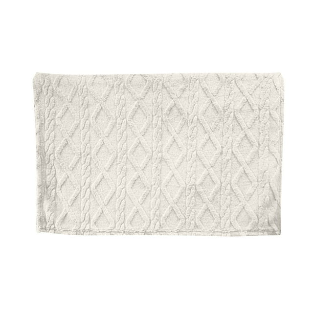 Fesfesfes Reversible Flannel Taffeta Blanket Double Texture Design Conditioning Sofa Throw Nap Cover Bed Piece Nine Color Options Home Decor