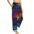 thumbnail image 2 of Bingfone Pajamas For Women,Indian Mandalas Dragonfly Pajama Pants With Pockets-Medium, 2 of 9