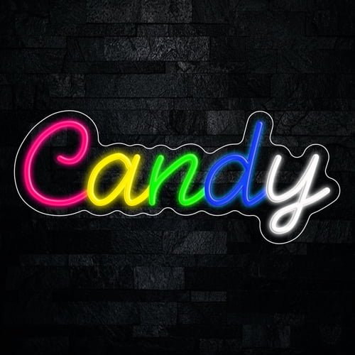 Candy Neon LED Sign 22"L x 9"H #32981