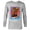 Athletic Heather, variant on Marvel Studios X-Men ’97 Gambit Retro Trading Card- Long Sleeve T-Shirt for Men - Customized-White