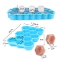 thumbnail image 3 of Xihbxyly Almacén de liquidación Mini bandeja para hacer hielo de 24 pulgadas para hacer hielo en casa con tapa, 3 of 7