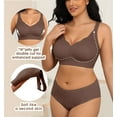 thumbnail image 6 of MINTREUS Womens Wireless Jelly Bra Plus Size Supportive Full Coverage Comfortable No Underwire Bras, 6 of 7