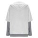 thumbnail image 5 of RKSTN Hoodies for Women Oversized Cuff Stripe Splicing Fake Two Pieces Hooded Sweatshirts Top Womens Casual Plus Size Loose Fits Comfy Hood Sweatshirts with Pockets Fall Spring Clothes, 5 of 9