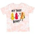thumbnail image 3 of Inktastic Hey There Buddy with Ketchup Mustard and Hot Dog Boys or Girls Toddler T-Shirt, 3 of 5