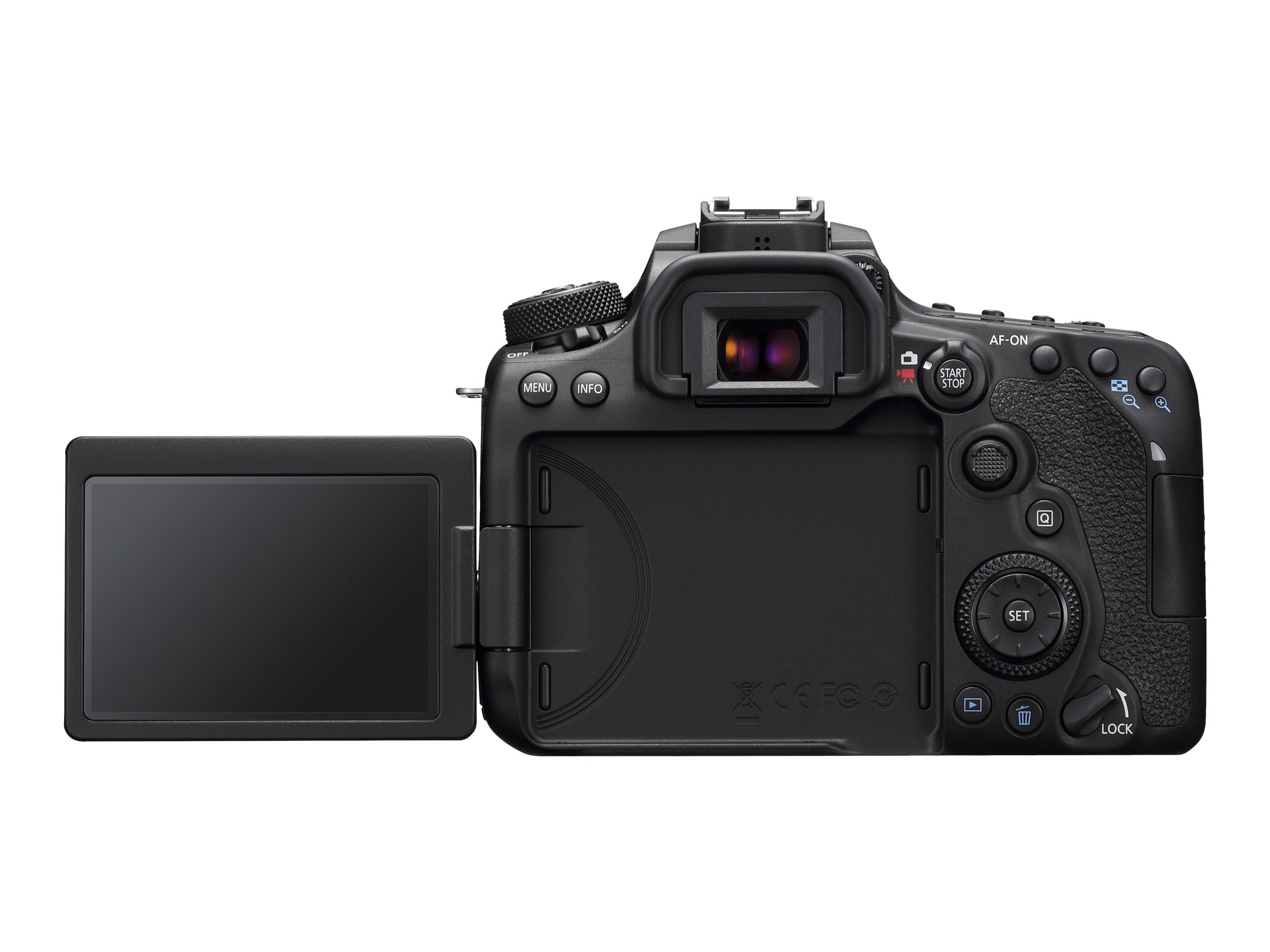 Canon EOS 90D - Digital camera - SLR - 32.5 MP - 4K / 30 fps - 3x optical zoom EF-S 18-55mm IS STM lens - Wi-Fi, Bluetooth - image 4 of 4