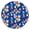 Pioneer Flower Floral-1, variant on Pioneer Flower Floral Print Pattern Round Fitted Tablecloth with Elastic Edge,Dining Table Cover Waterproof,Outdoor Round Tablecloth for Camping,Dining,Indoor and Outdoor