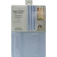 thumbnail image 6 of Better Homes and Gardens Blue Water Waffle Stripe Shower Curtain, 72" x 72", 6 of 6