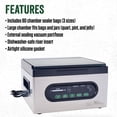 thumbnail image 6 of LEM Products MaxVac Pro Chamber Vacuum Sealer with Bags and Hose, 6 of 10