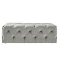 thumbnail image 2 of Weston Home Bowman Livingroom Button Tufted Cocktail Ottoman, 2 of 5