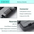 thumbnail image 2 of CF-VZSU0PR CF-VZSU0PW Batería para Panasonic Toughbook CF54 CF-54 Mk1 Mk2 Mk3 Series 54 Gloved Multi Touch 54 Lite 54 Performance 54 Prime CF-54F9001KM CF-VZSU0GW CF-VZSU0KR 11.1V 46Wh/4200mAh/6-Cell, 2 of 5