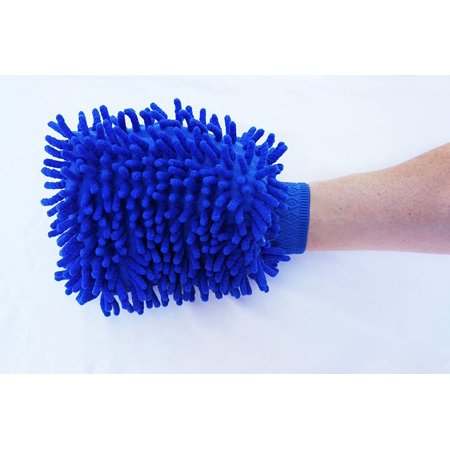 Microfiber Chenille Car Wash Mitts from MH Premier Products, A Great Seller Double Sided Glove, Best Chubby Strands That Hold Loads of Soapy Water, Enhance Your Washing Experience Now!